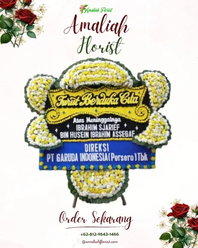 Papan Bunga Duka di Cihamerang
