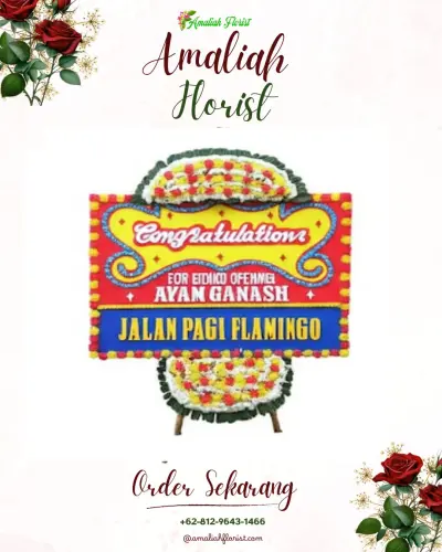 Bunga Papan Congratulation di Cihamerang